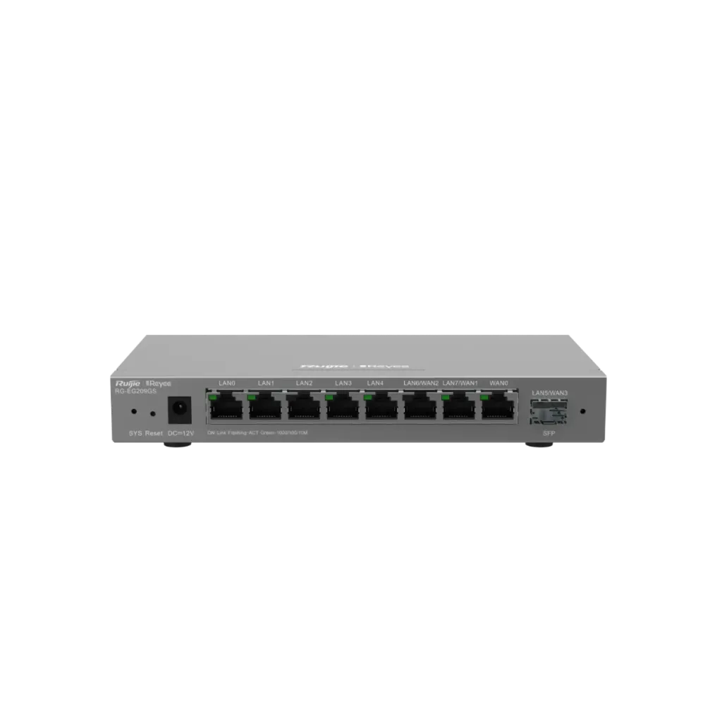 [RG-EG209GS] Ruijie Reyee SFP Router RG-EG209GS 9-Port Gigabit Cloud Managed SFP Router