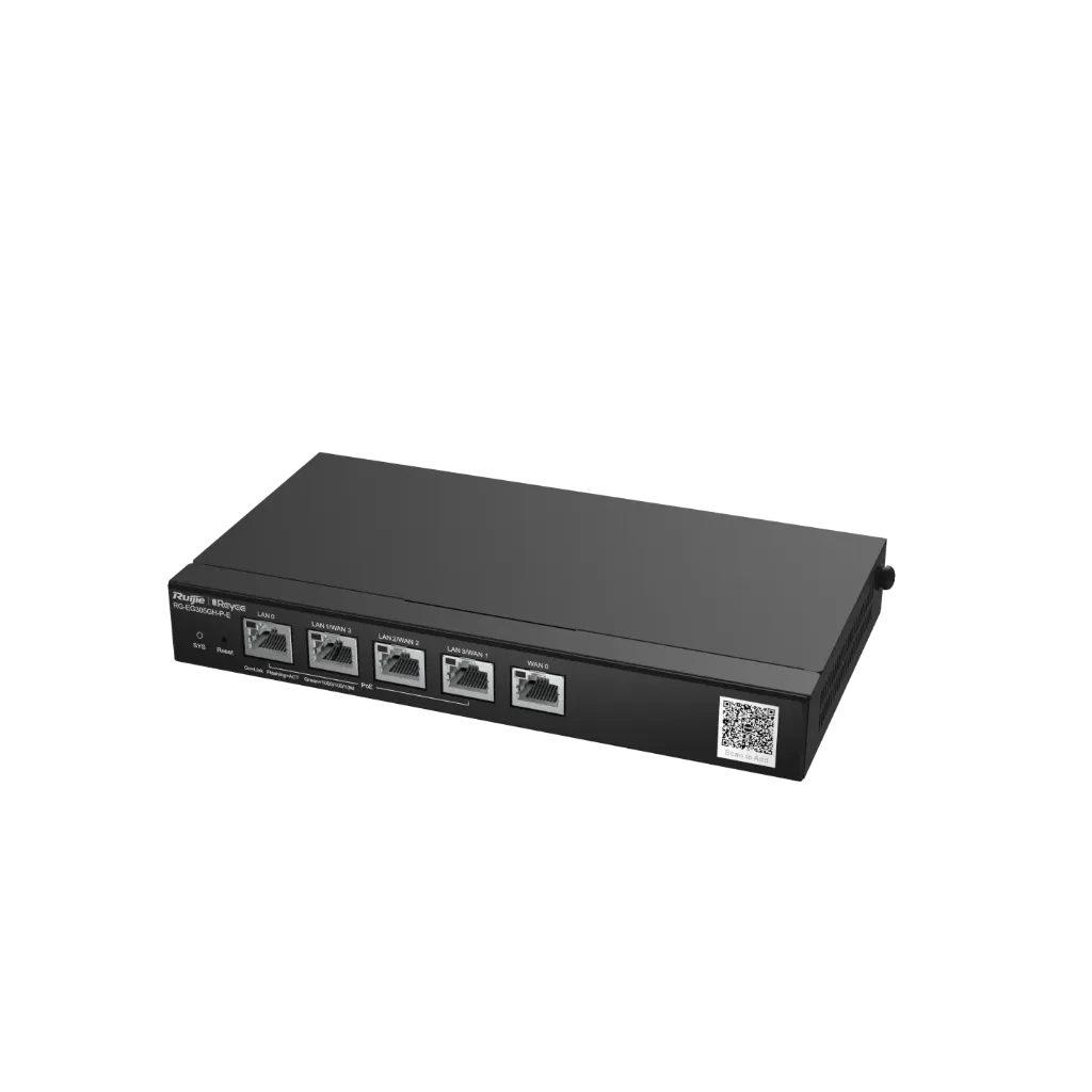 [RG-EG305GH-P-E] Ruijie Reyee Controller/Load Balancer RG-EG305GH-P-E Reyee 5-Port High-Performance Cloud Managed Poe Router