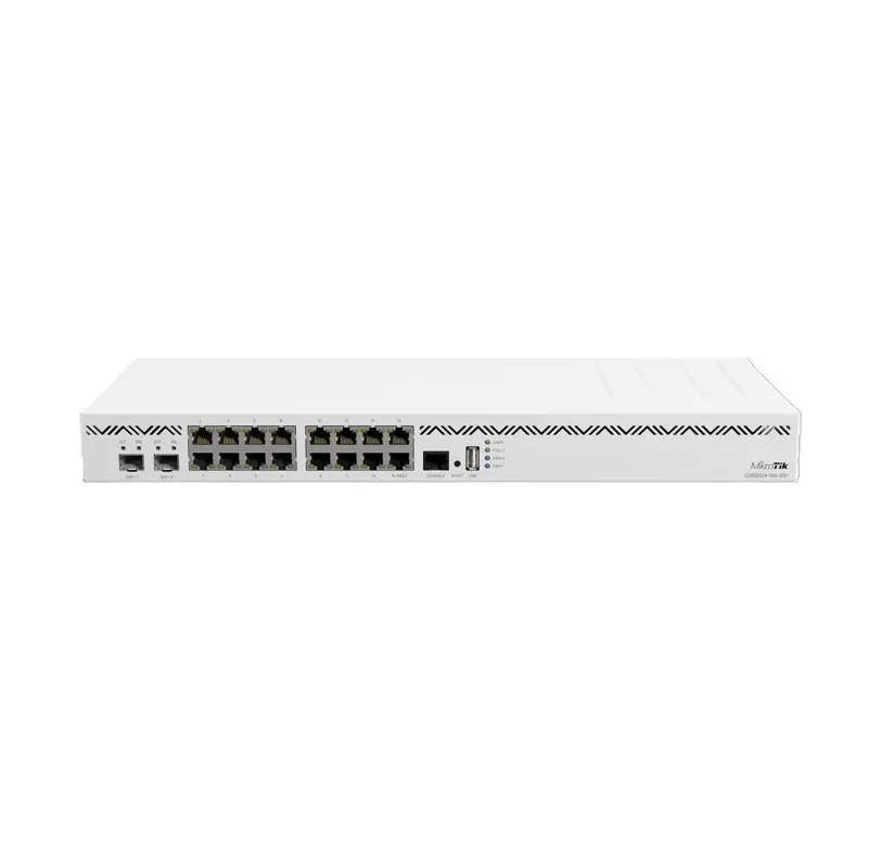 [CCR2004-16G-2S+] MikroTik Switch CCR2004-16G-2S+, 16x Gigabit Ethernet Ports, 2x10G SFP+