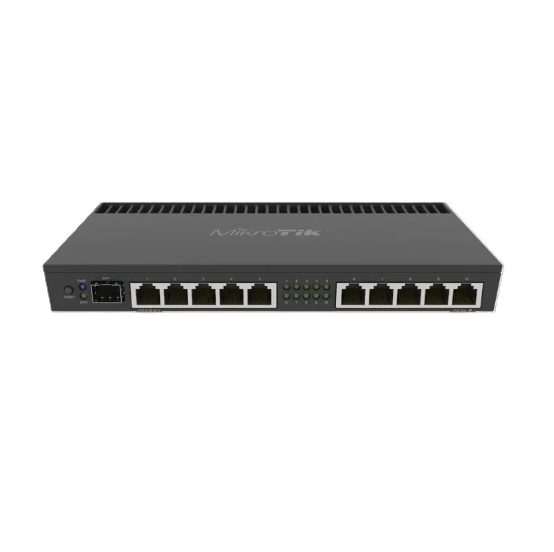 [RB4011iGS+RM] MikroTik Router RB4011iGS+RM, 10x Gigabit Ethernet, 1x 10G SFP+, Quad-core 1.4GHz CPU, 1GB RAM, Rackmount