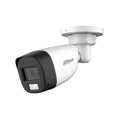 [DH-HAC-HFW1200CLP-IL-A-0360B-S6] Dahua 2MP HDCVI Bullet Camera 3.6mm Smart Dual Light, Built-in Mic | DH-HAC-HFW1200CLP-IL-A-0360B-S6
