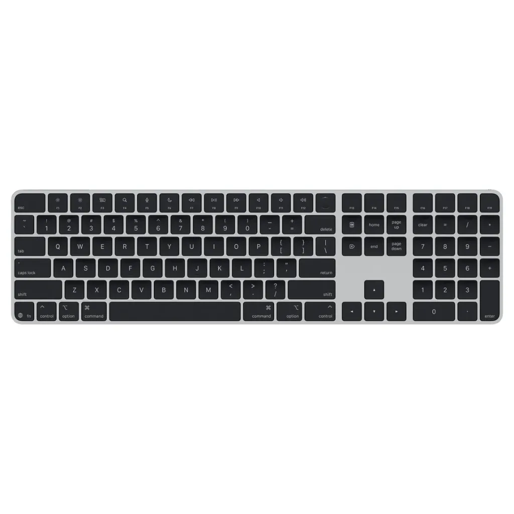 [A-MXK83] Apple Magic Keyboard with Touch ID & Numeric Keypad (USB-C) – Black