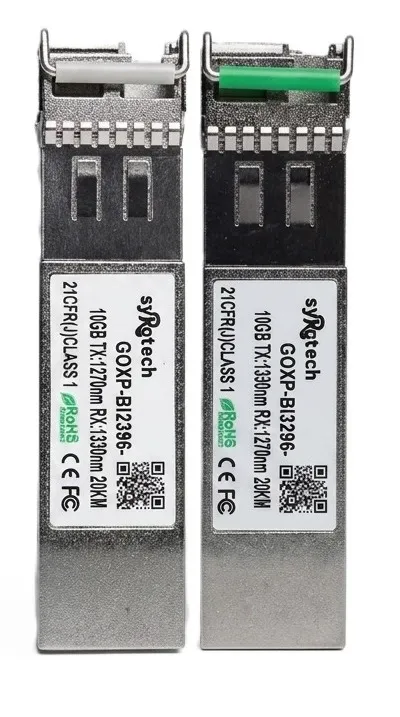 [GOXP-BI2396-20 AND GOXP-BI3296-20] Syrotech SFP+ 10G 20KM (PAIR)