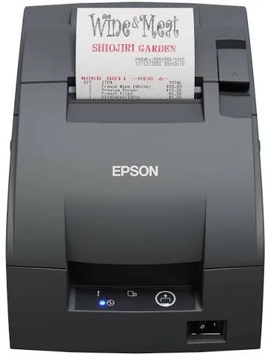 [TM-U220IIB] EPSON Receipt Printer TM-U220IIB (142), Dot Matrix, 120mm/s, 76mm, Auto-Cutter, LAN