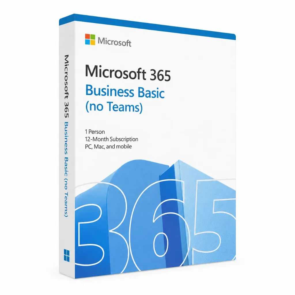 Microsoft 365 Business Basic (no Teams)