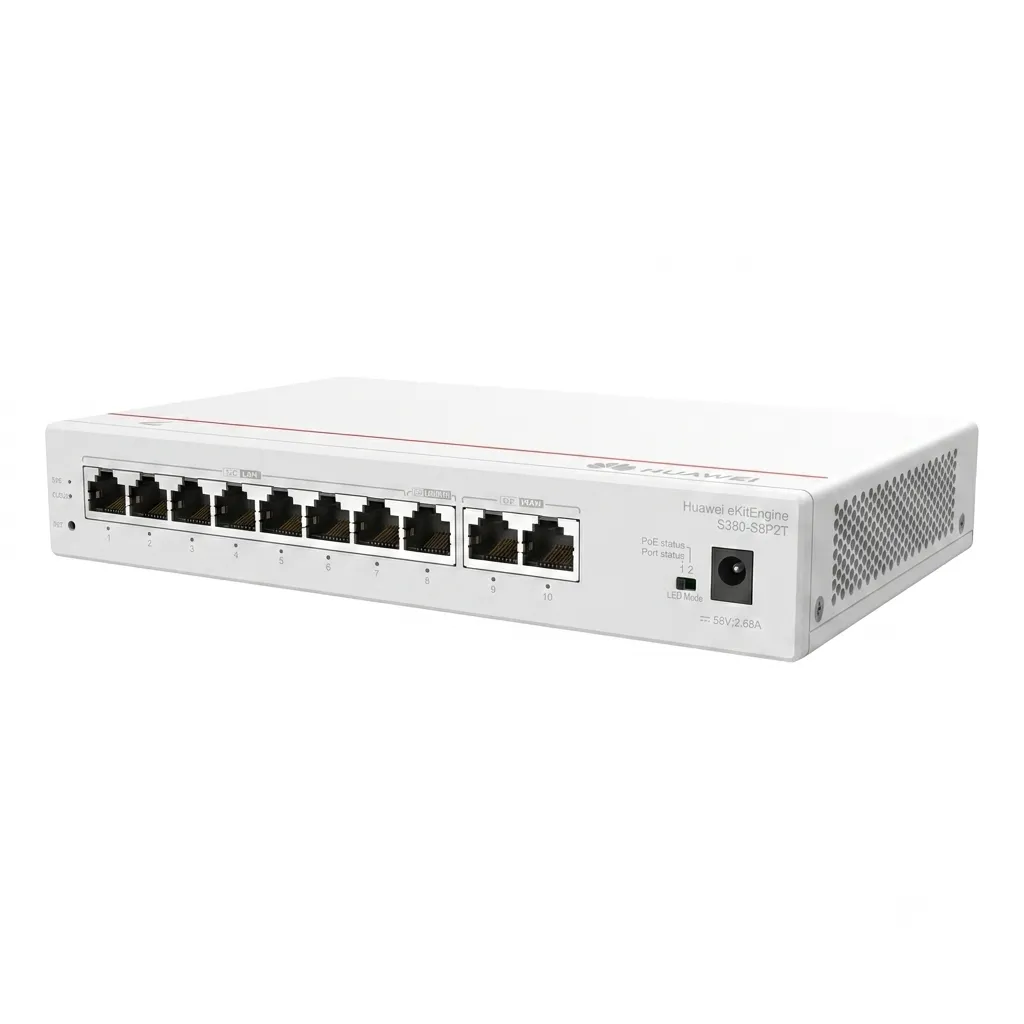 [HW-S380-S8P2T] Huawei eKit, Gateway, S380-S8P2T, 2x 1G WAN / 8x 1G LAN, PoE+