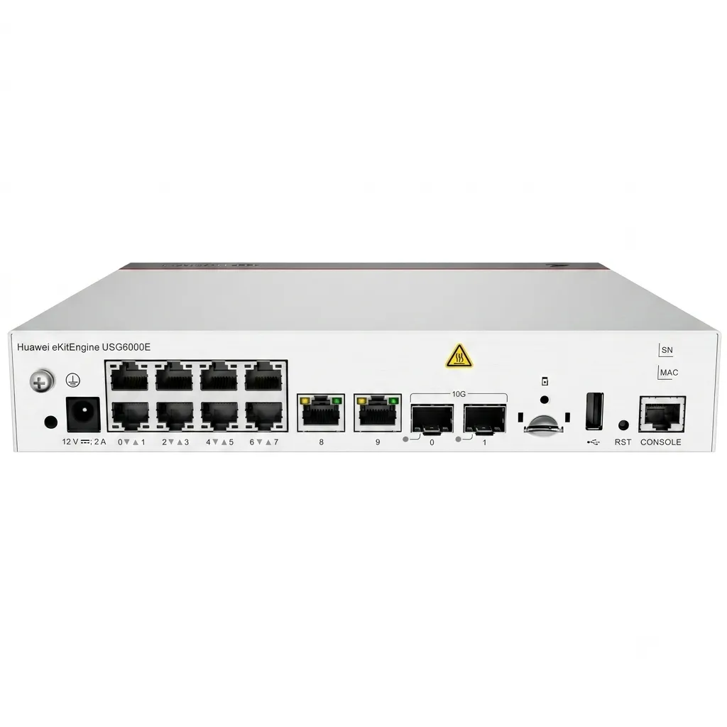 [HW-USG6000E-S03-AC] Huawei eKit Firewall USG6000E-S03-AC, 10x 1G LAN/WAN / 2x 10G SFP+