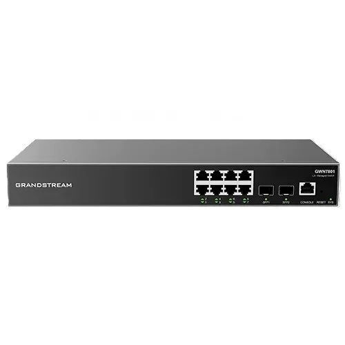[GWN7801] Grandstream, switch, GWN7801, managed, 8x 1G LAN ports, 2x 1G SFP ports