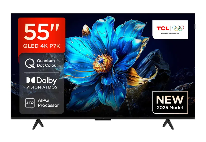 TCL Smart TV 55" 4K QLED 60Hz Google TV