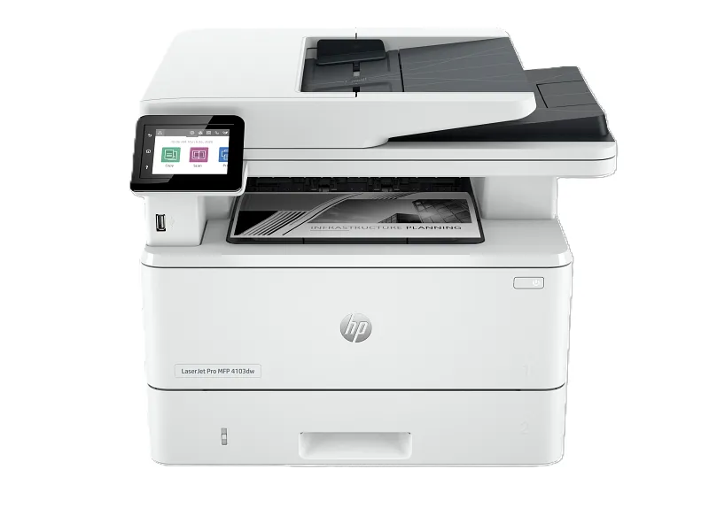 [HP-2Z627A] HP LaserJet Pro MFP 4103dw Printer