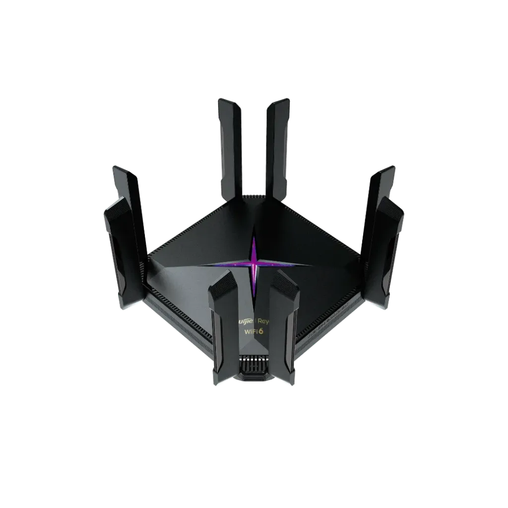[RG-EW6000GX] Ruijie Reyee, Gaming Router, RG-EW6000GX, Dual-Band Wi-Fi 6 6000 Mbps, 1 2.5G WAN/LAN Port, 1 Gigabit WAN/LAN Port, 3 Gigabit LAN Ports (10/100/1000/2500 Mbps)