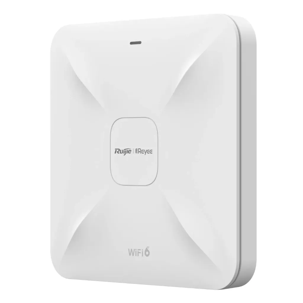 [RG-RAP2260(G)] Ruijie, Access Point, RG-RAP2260(G), Dual-Band Wi-Fi 6 AX1800 Ceiling Access Point, 2 Gigabit LAN Ports (10/100/1000 Mbps), PoE Supported