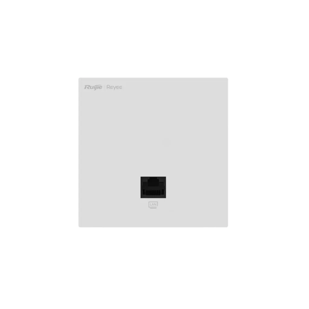 [RG-RAP1261] Ruijie, Access Point, RG-RAP1261, Dual-Band Wi-Fi 6 AX3000 Wall-Plate Access Point, 4 Gigabit LAN Ports (10/100/1000 Mbps), PoE Out Supported