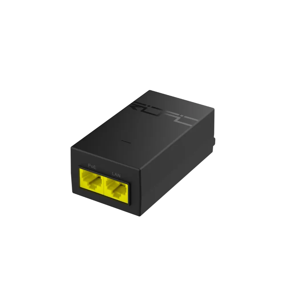 [RG-POE-AF15] Ruijie, PoE Injector, RG-POE-AF15, 15.4W 802.3af Gigabit PoE Injector, 1 Data In Port, 1 PoE Out Port (10/100/1000 Mbps)