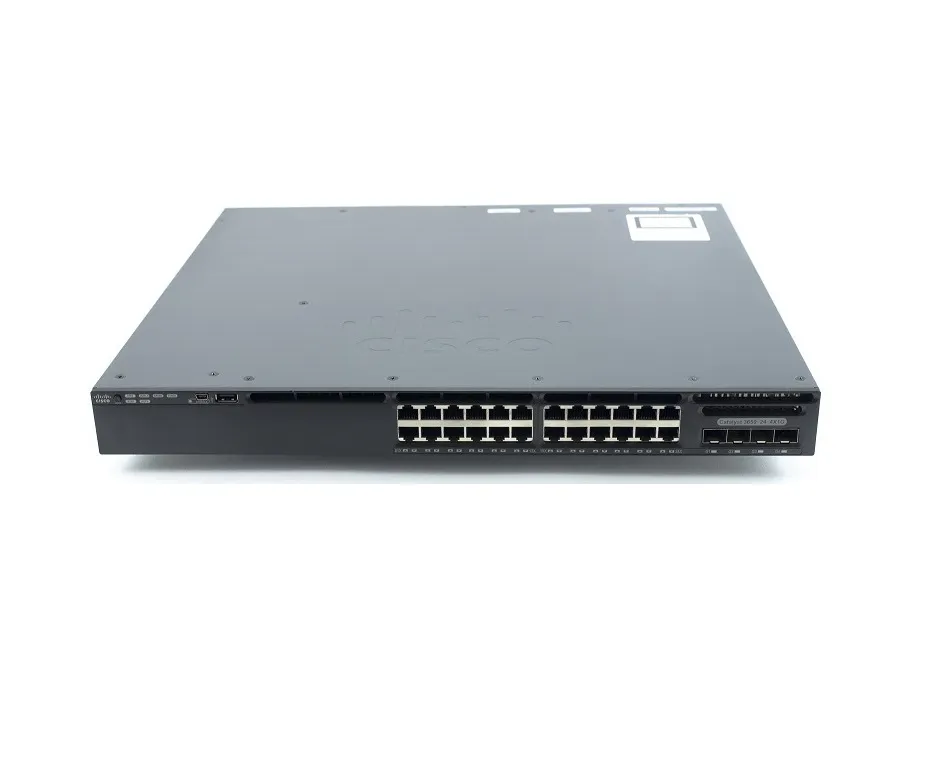 [U-CS-U-WS-C3650-24TS] Cisco Switch WS-C3650-24TS, Managed, 24 x 10/100/1000 RJ45 LAN ports, 4 x 1G SFP ports