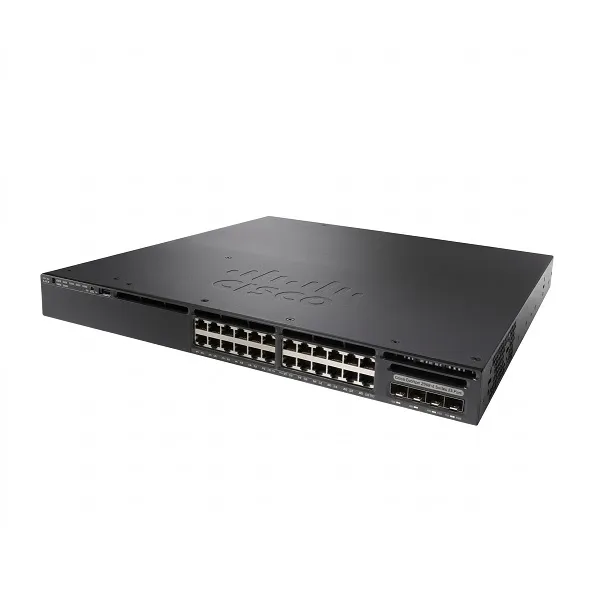 [U-WS-C3650-24P-S] Cisco, Managed Switch, WS-C3650-24P-S, 24-Port 10/100/1000 PoE+, 4-Port 1G SFP, 88 Gbps Capacity
