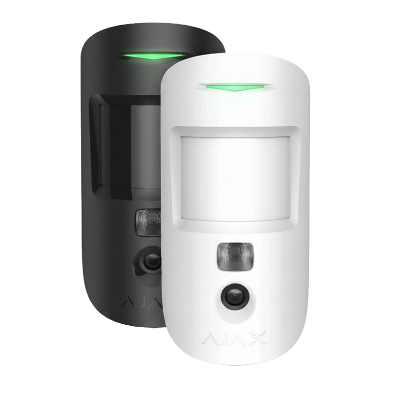 Ajax MotionCam (PhOD) | Wireless Motion Detector (Visual Alarm Verification, Photo-on-Demand, Pet Immunity)