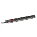 INVO Power Distribution Unit 16 A, 250 V 8 Outlets -Switch ON/Off