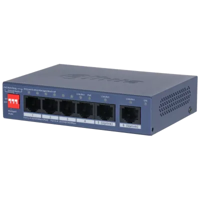 DAHUA 6-Port Cloud Managed Switch with 4-Port PoE (36W)