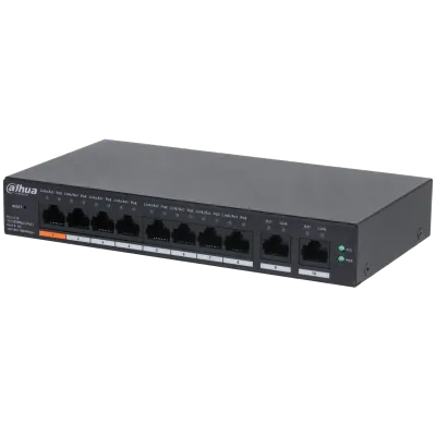 DAHUA 10-Port Cloud Managed Switch with 8-Port PoE (60W)