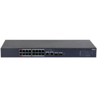 DAHUA 18-Port Cloud Managed Switch with 16-Port PoE (240W)