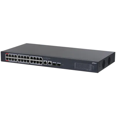 DAHUA 28-Port Cloud Managed Gigabit Switch with 24-Port PoE (240W)