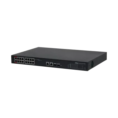 DAHUA 18-Port Cloud Managed Switch with 16-Port PoE (240W)