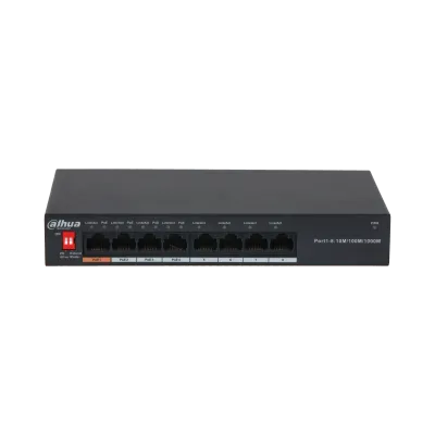 DAHUA 8-Port Unmanaged Gigabit Switch with 4-Port PoE (60W)