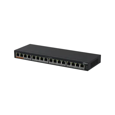 DAHUA 16-Port Unmanaged Gigabit PoE Switch (190W)