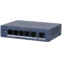 DAHUA 6-Port Unmanaged Switch with 4-Port PoE (60W)