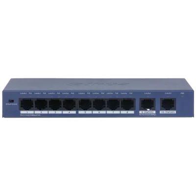 DAHUA 10-Port Unmanaged Switch with 8-Port PoE (60W)